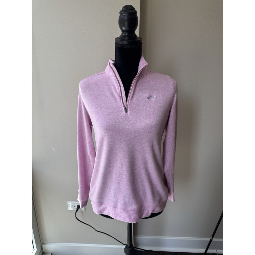 Greg Norman Women’s Pink Long Sleeve Soft Cozy Shark 1/4 Zip Size Medium NEW!